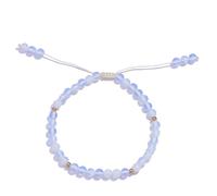 Softones 6mm Natural Stone Anklet for Women Gemstone Ankle Bracelets for Women Healing Energy Crystal Anklets Adjustable(8.5-10 Inches), 8.5-10 inches, Stone, Opal