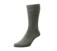 Softop Men's Non-Elastic Thermal Wool Socks (HJ95) in Mid Grey (Single Pair) in 6-11 UK