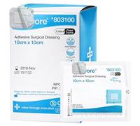 Softpore Adhesive Surgical Dressing 10cm x 10cm (10 Single DRESSINGS)