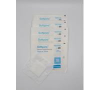 Softpore Adhesive Surgical Dressing 10cm x 10cm - Pack of 10, Breathable Soft Non-Woven Tape, Sterile Pads for Wounds, Cuts, and Minor Burns