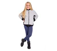 SOFTSAIL Fleece Lined Leggings Girls Children Cotton Kids Leggings Warm School Trousers Kids Fleece Lined Trousers Tights Thermal Pants for Girl, Denim 13 Years
