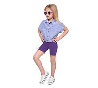 SOFTSAIL Girls Leggings Cycling Shorts Short Cotton Sport Dancing Gymnastic Breathable Comfy Stretchable