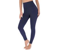 SOFTSAIL Leggings for Women High Waist Tummy Control Slimming Opaque Buttery Soft Breathable Elastic Ladies Stretching Gym Workout Yoga Pants Navy 16 XXL