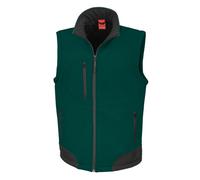 Softshell Bodywarmer Breathable Weatherproof Jacket Result Bottle Green XXL