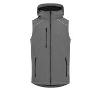 Softshell gilet with hood Promodoro Gris M
