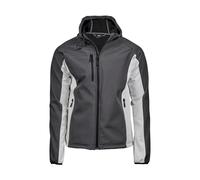 Softshell hooded jacket Tee Jays Performance Softshell Gris 2XL
