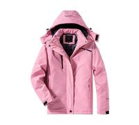 Softshell Jacket for Men Women Outdoor Jacket Women's Waterproof Rain Jacket Large Sizes Windbreaker Thicker Warm Transition Jacket Plush Lined Winter Jacket Hiking Jacket Windproof Cycling Jacket