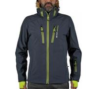 Softshell jacket with fake fur Peak Mountain Casada Gris M