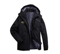 Softshell Jacket With Hood - Womens Fleece Jackets Full Zip With Hood Tracksuit Winter Rain Coats Outdoor Waterproof Jackets Unisex Softshell Jacket Fleece Lined Coat With Pockets Windproof Jackets