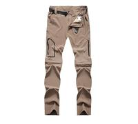 Softshell Men's Hiking Trousers Long Functional Trousers Waterproof Sports | Men's training trousers with zip cargo ski trousers autumn winter trekking trousers casual gym outdoor trousers