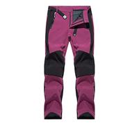 Softshell Ski Pants Womens Warm Ski Trousers For Women Waterproof Assorted Colors Pants Breathable Snow Trousers Outdoor Windproof Overalls Thicken Padded Salopettes Winter Thermal Overalls