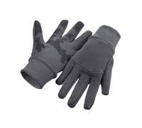 Softshell Sports Tech Gloves Beechfield Dark Grey S/M