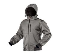 Softshell work jacket with removable hood, size XL