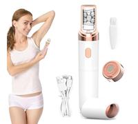 Softskin Pro, Soft Skin Pro Hair Remover, Soft Skin Pro Facial Hair Remover, USB Rechargeable, Built-in Led Light, Suitable for Hair Removal Including Eyebrows, Face, Lips, Bikini Line, Arms (White)