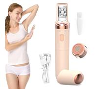 Softskin Pro, Soft Skin Pro Hair Remover, Soft Skin Pro Facial Hair Remover, USB Rechargeable, Built-in Led Light, Suitable for Hair Removal Including Eyebrows, Face, Lips, Bikini Line, Arms (Beige)