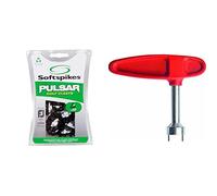 SOFTSPIKES Pulsar Fast Twist 3.0 Black Golf Spikes, White/Black