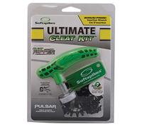 SOFTSPIKES Ultimate Cleat Golf Spikes, Black/ White, FTS 3.0 EU - Packaging May Vary