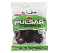 SOFTSPIKES unisex adult Small Metal Pulsar Golf Cleats, Black, Clamshell US