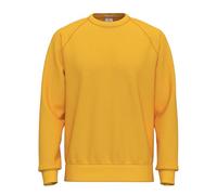 SoftSpun Sweatshirt for Men UK | 100% Original Plain Raglan Mens Crew Neck Terry Cotton Sweatshirts Jumpers for men | Year-Round Men's Sweatshirts No Hood for Casual, Work and Gym Saffron