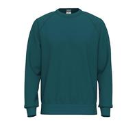 SoftSpun Sweatshirt for Men UK | 100% Original Plain Raglan Mens Crew Neck Terry Cotton Sweatshirts Jumpers for men | Year-Round Men's Sweatshirts No Hood for Casual, Work and Gym Deep Teal