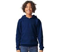Softstyle Plain Midweight Hoodie Gildan Navy 3-4 Years