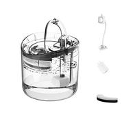 SOFTTO Automatic Feeders 2L Automatic Cat Water Fountain With Faucet Dog Water Dispenser Transparent Drinkers For Cats Pet Drinking Bowl Filter Feeder for dogs and cats(With sensor)