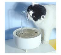 SOFTTO Automatic Feeders 2L Cat Water Fountain Automatic Circulation Filter Flowing USB Electric Drinkers Smart Pet Water Feeder KittenWater Dispenser for dogs and cats(Transparent Tap,Straight Plug)