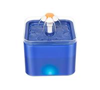 SOFTTO Automatic Feeders 3.5L Smart Automatic Pet Feeder Dog Cat Feeder Food Bowl Dispenser Voice Recorder Timer And 2L Pet Waterer Drinking Fountain for dogs and cats(Blue Pet Waterer)