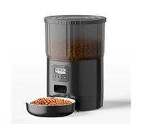 SOFTTO Automatic Feeders 4L Pet Feeder Cat Dog Smart Food Dispenser Regular Quantitative Feeding With Voice Recording Automatic Feeding Pet Supplies for dogs and cats(Button Version B)