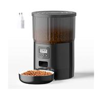 SOFTTO Automatic Feeders 4L Pet Feeder Cat Dog Smart Food Dispenser Regular Quantitative Feeding With Voice Recording Automatic Feeding Pet Supplies for dogs and cats(Button Version D)