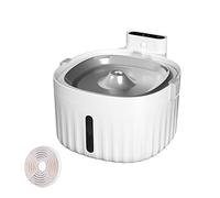 SOFTTO Automatic Feeders 5000 Ma Charging Cat Water Fountain Intelligent Wireless Automatic Circulation Pet Water Dispenser Cats Puppy Water Auto Feeder for dogs and cats(B-Dry battery type)