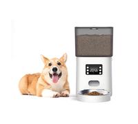 SOFTTO Automatic Feeders 6L APP Automatic Timing Smart Pet Feeder For Cat Dog Electric Dry Food Button Dispenser Feeding Bowls Product Supplies for dogs and cats(6L Button Feeder,No Plug)