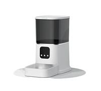 SOFTTO Automatic Feeders Automatic Cat Feeders APP Control Smart Feeder For Dogs Cats Timer Portion Voice Stainless Steel Bowl Pets Food Dispenser for dogs and cats(Bianco,Camera Smart Feeder)