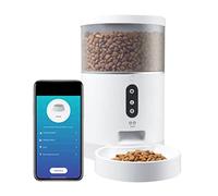 SOFTTO Automatic Feeders Automatic Dog Or Cat Pet Feeder, 4L,7.60 X 7.60 X 12.36 Inches for dogs and cats