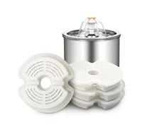SOFTTO Automatic Feeders Pet Automatic Drinking Fountain Stainless Steel For Pet Cat Dog Feeder Drink Bowl Dog Drinking Fountain for dogs and cats(D)