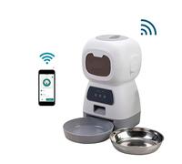 SOFTTO Automatic Feeders Tuya Smart APP Pet Feeder Cat And Dog Food Automatic Dispenser Suitable For Small And Medium-Sized Cats And Dogs Remote Feeding for dogs and cats(Tuya APP control A)