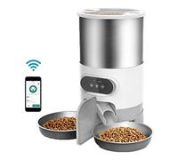 SOFTTO Automatic Feeders Tuya Smart APP Pet Feeder Cat And Dog Food Automatic Dispenser Suitable For Small And Medium-Sized Cats And Dogs Remote Feeding for dogs and cats(Tuya APP control E)