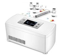 SOFTTO Mini Fridges Insulin Cooler Refrigerated Box 2-18 Degrees Medicine Cooler Reefer Refrigerator Container For Travel Outdoor Household for Bedroom Dorm Car Travel