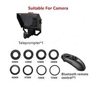 SOFTTO Teleprompter Mini Teleprompter Portable Inscriber Mobile Artifact Video With Remote Control For Phone Wide Device Compatibility(XT-3)