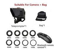 SOFTTO Teleprompter Mini Teleprompter Portable Inscriber Mobile Artifact Video With Remote Control For Phone Wide Device Compatibility(XT-3B)