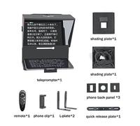 SOFTTO Teleprompter Tablet Phones Prompting Inscriber Interview Prompter Reader For Mobile Camera Live Recording Wide Device Compatibility(For Phone and Camera)