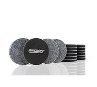 Super Sliders 4734095N Felt Furniture Movers for Hardwood Floors Heavy Duty Reusable Sliders, Grey, 4 Pack