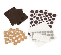 SOFTTOUCH 4924995N Craft Value Pack-236 PCs, Dots-Cork Pads-Felt Strips-Bumpers, Brown