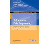 Software and Data Engineering: 34th International Conference, SEDE 2025, New Orleans, LA, USA, October 20-21, 2025, Proceedings (Communications in Computer and Information Science, 2720)