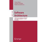 Software Architecture : 13th European Conference, ECSA 2019, Paris, France, September 9-13, 2019, Proceedings