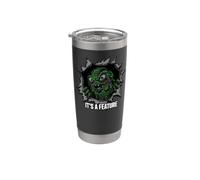 Software Developer Bug Monster It's A Feature Stainless Steel Insulated Tumbler