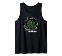 Software Developer Bug Monster It's A Feature Tank Top
