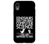 Software Developer Computer Dinosaurs Computer Science Case for iPhone XR