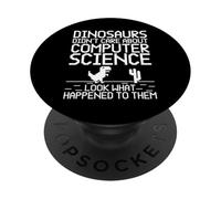 Software Developer Computer Dinosaurs Computer Science PopSockets Adhesive PopGrip