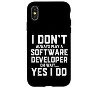 Software Developer Costume Programmer Full Stack Dev Coding Case for iPhone X/XS